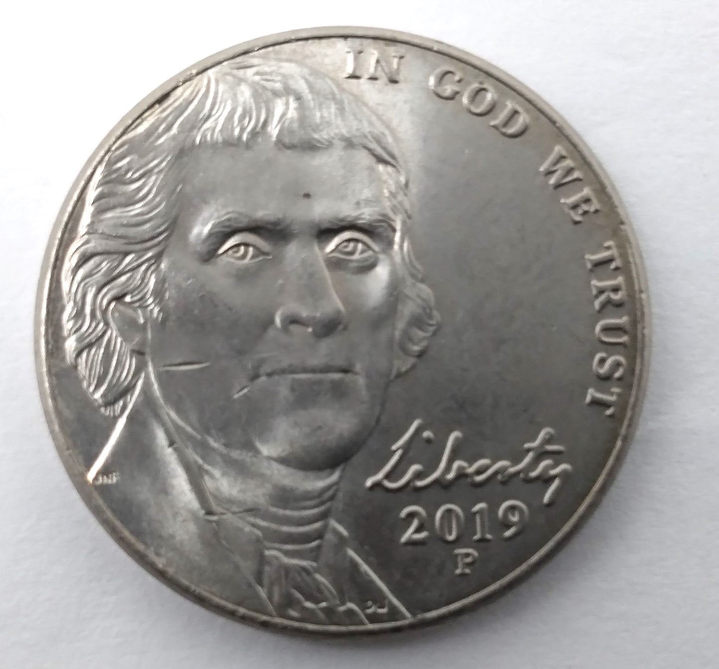 2019 P Jefferson Nickel Variety DDR-003 Doubling Doorway