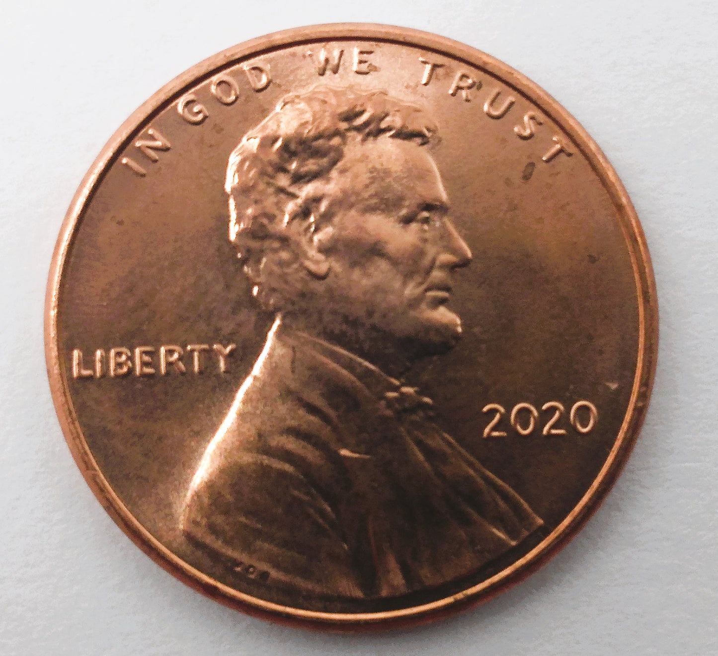 2020 P Lincoln Shield Cent Huge Retained Cud Die Break Reverse