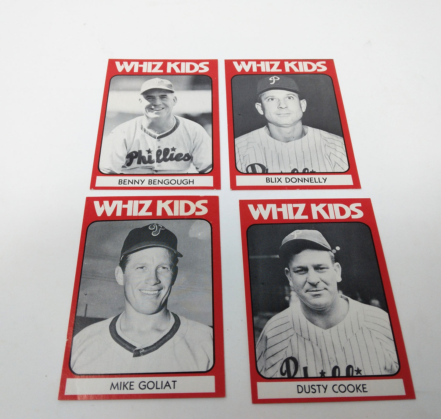 BASEBALL PHILADELPHIA WHIZ KIDS SET OF 4
