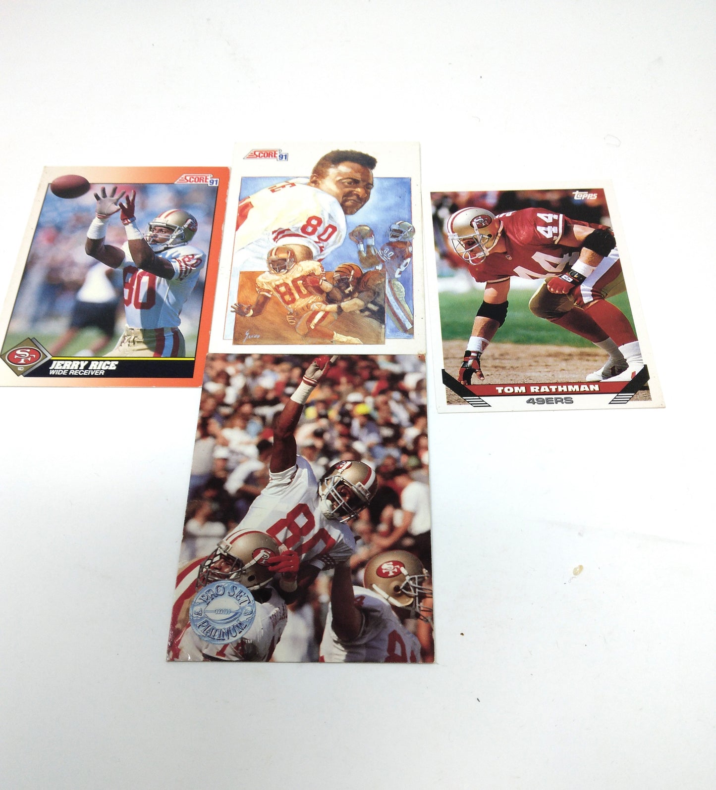 1990S 49’S NFL TOPPS FOOTBALL CARDS COLLECTION (4)