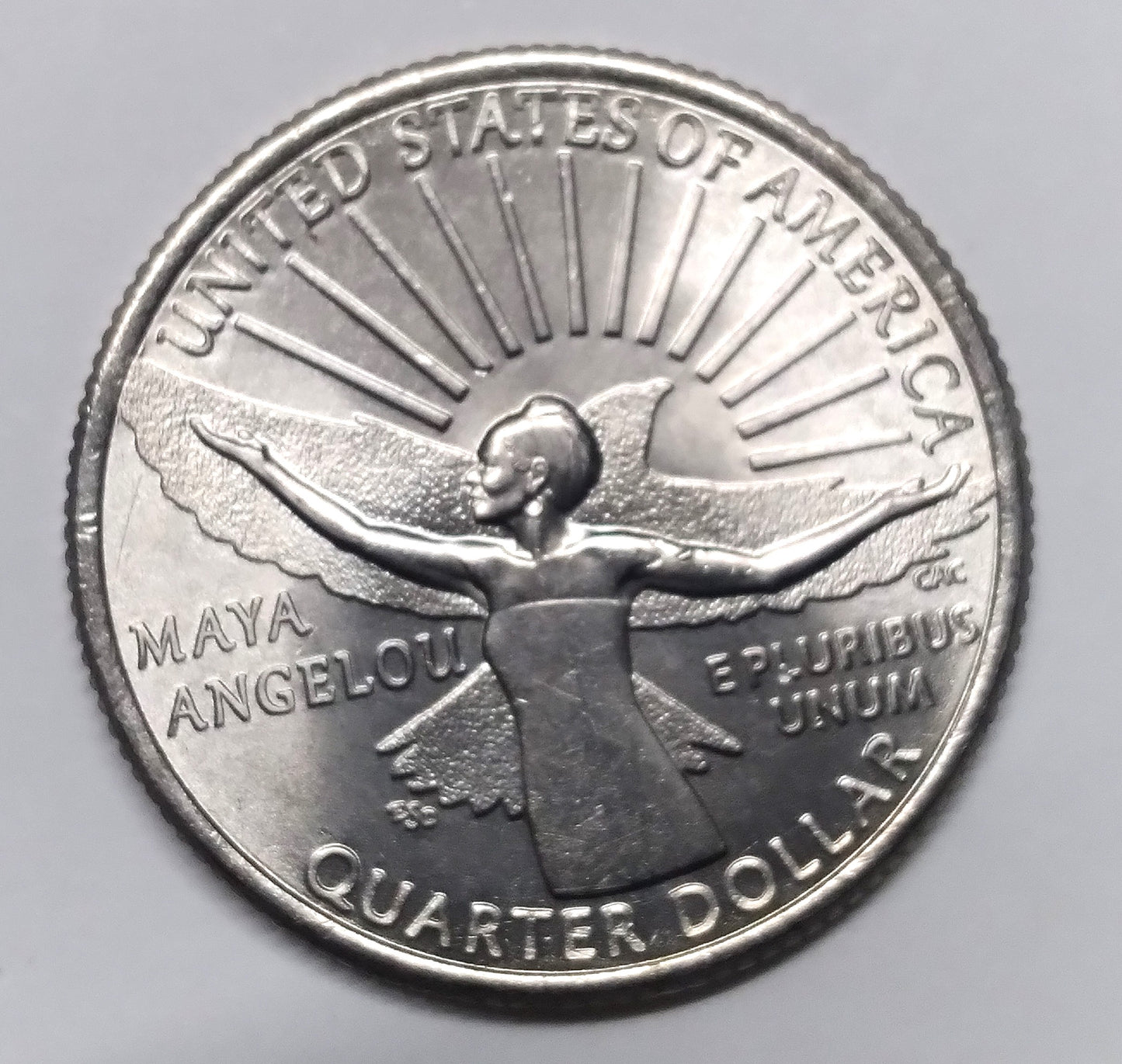 2022 P Maya Angelou Quarter Extremely Huge Die Chip Error