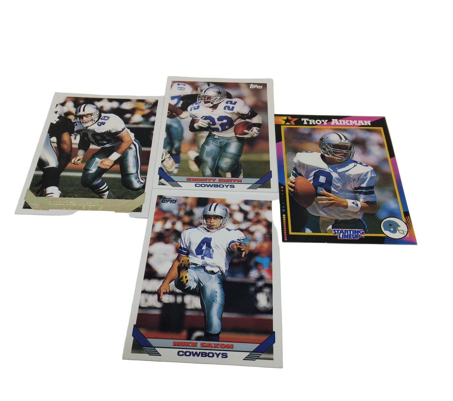 1990S COWBOYS NFL TOPPS FOOTBALL CARDS COLLECTION (4)