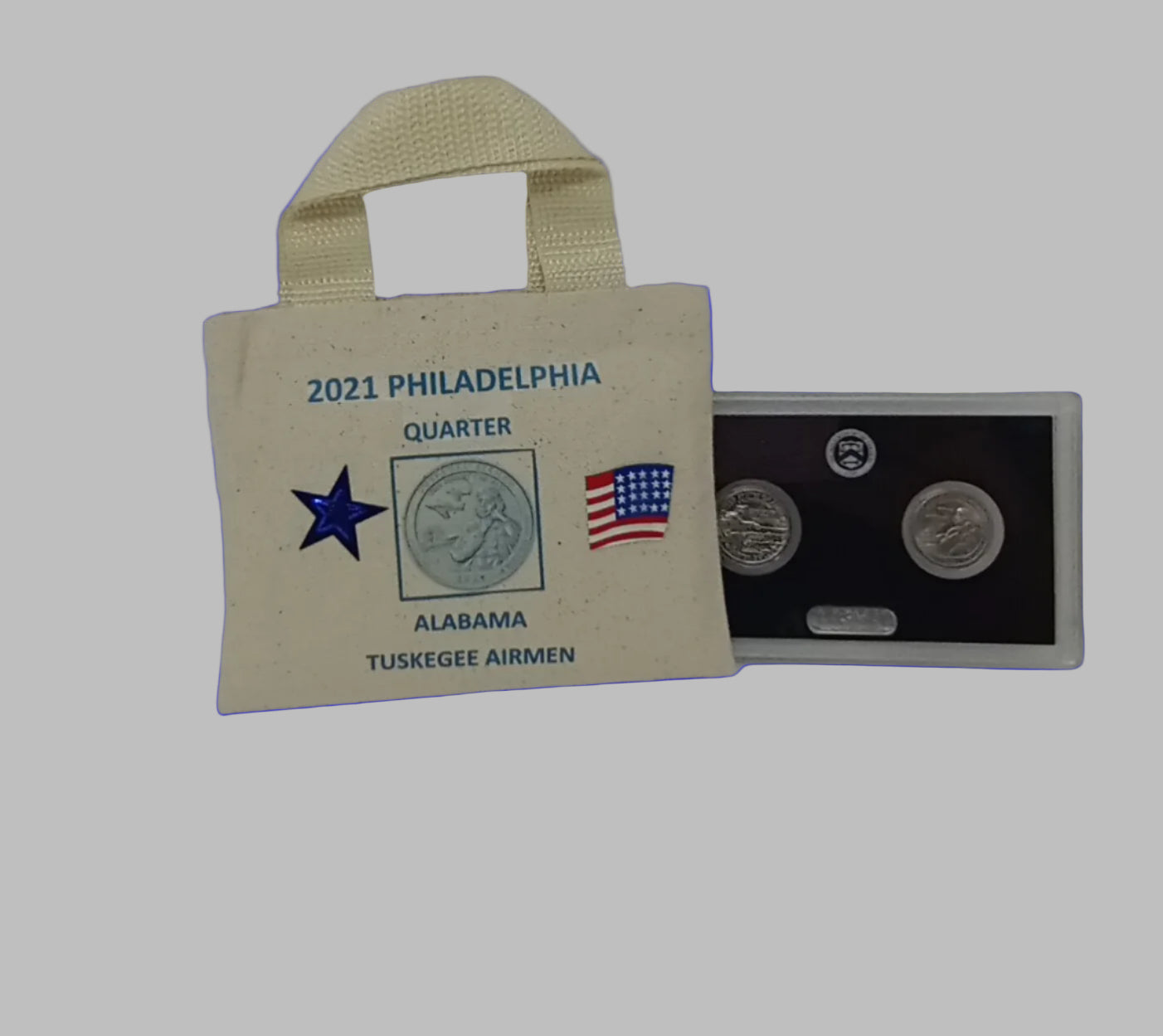 2021 Philadelphia Men’s Quarter Set (Washington Crossing the Delaware & Tuskegee Airmen)