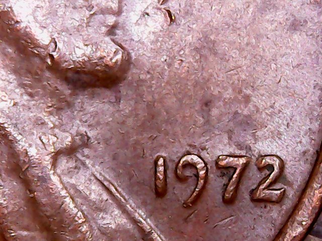 1972 P Lincoln Memorial Cent Penny DDO