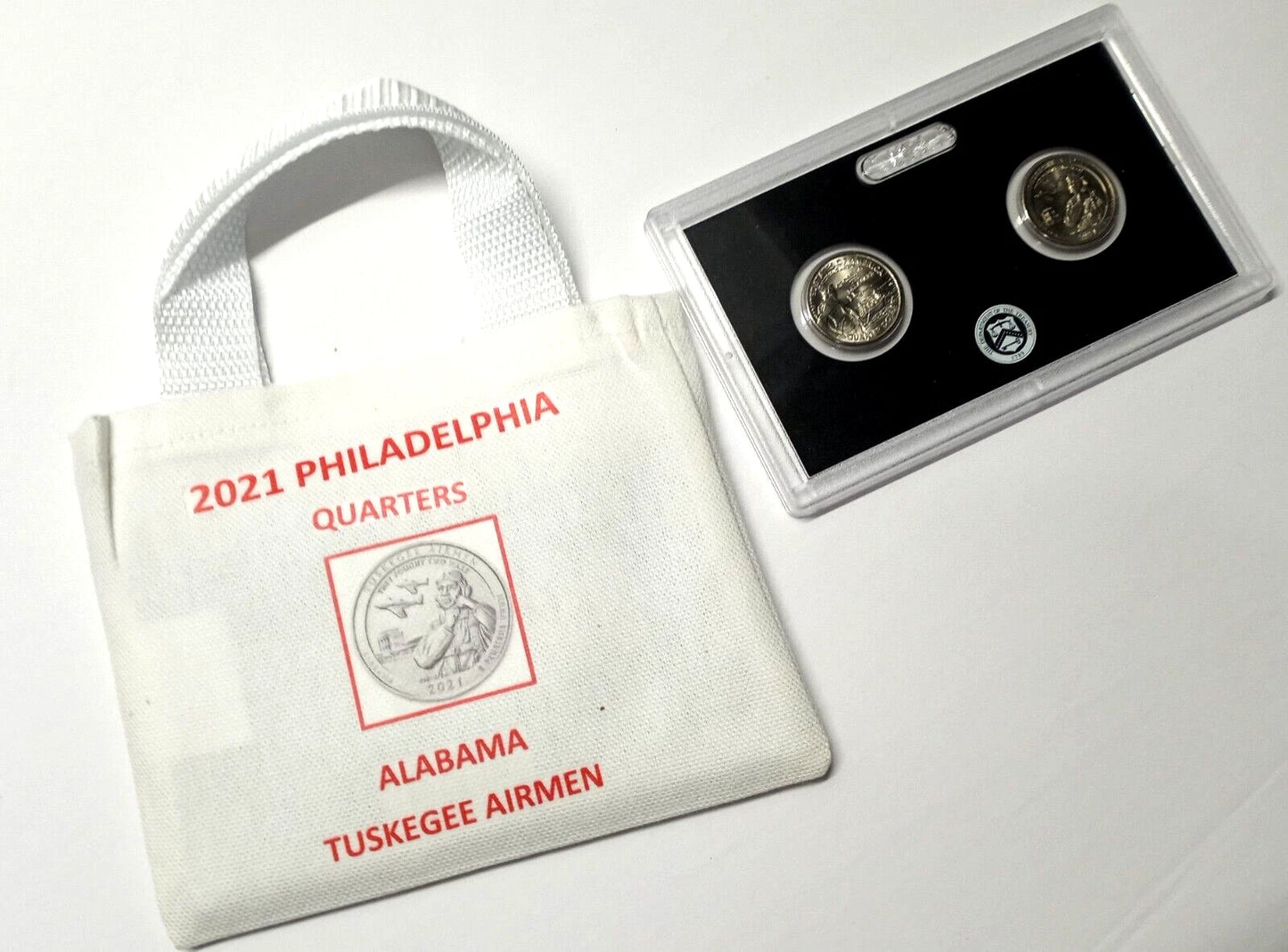2021 Philadelphia Men’s Quarter Set (Washington Crossing the Delaware & Tuskegee Airmen)