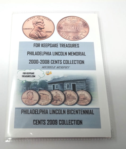 2000-2009 PHILADELPHIA LINCOLN MEMORIAL CENTS COLLECTION