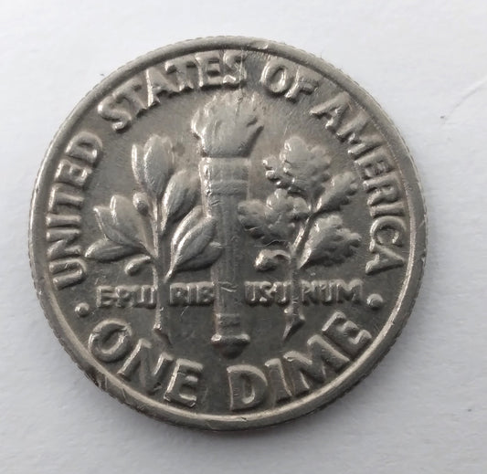 1982 Roosevelt Dime Die Crack Reverse Error!