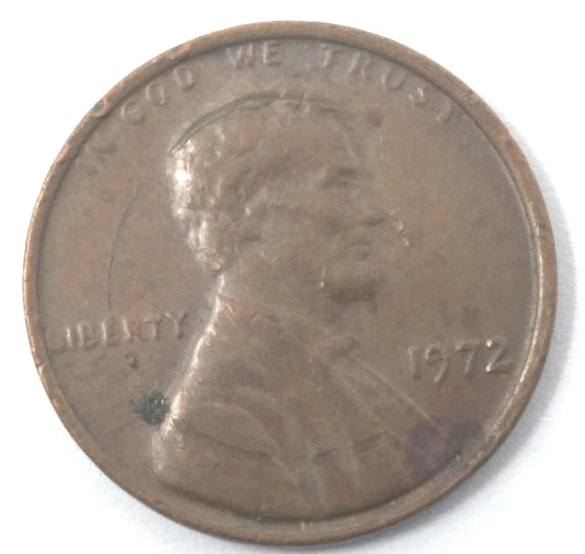 1972 P Lincoln Memorial Cent Penny DDO