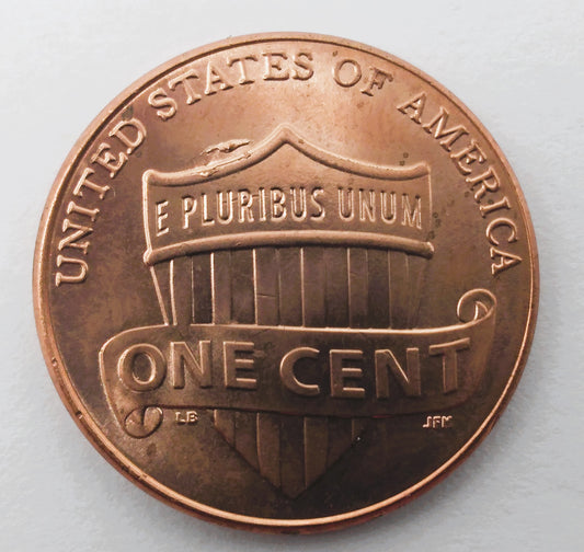 2020 P Lincoln Shield Cent Huge Retained Cud Die Break Reverse