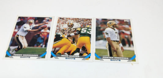 1990S SAINTS NFL TOPPS FOOTBALL CARDS COLLECTION (3)