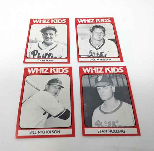 BASEBALL PHILADELPHIA  WHIZ KIDS SET OF 4