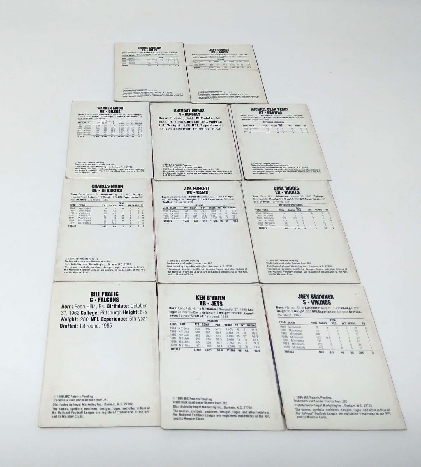 NFL PRO FOOTBALL SET BOOK COLLECTION (11)