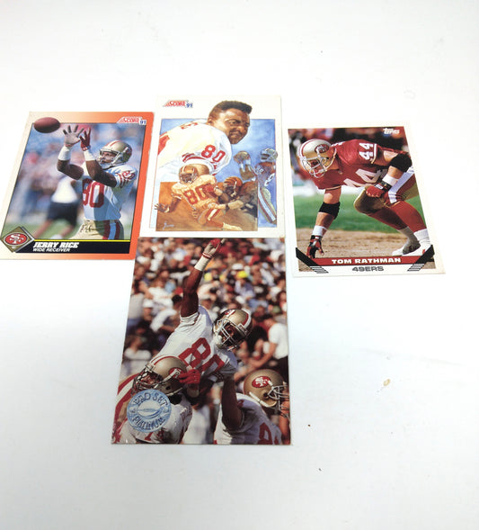 1990S 49’S NFL TOPPS FOOTBALL CARDS COLLECTION (4)