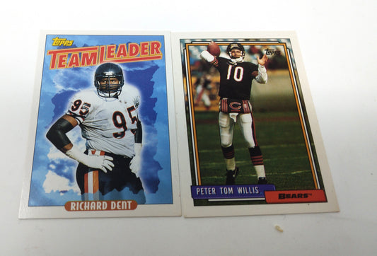 1990S CHICAGO BEARS NFL TOPPS FOOTBALL CARDS COLLECTION (2)