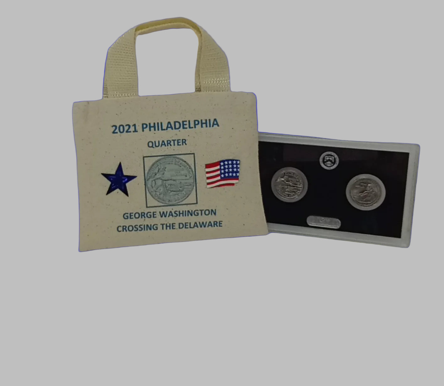 2021 Philadelphia Men’s Quarter Set (Washington Crossing the Delaware & Tuskegee Airmen)