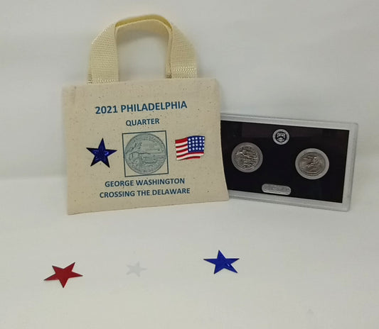 2021 Philadelphia Men’s Quarter Set (Washington Crossing the Delaware & Tuskegee Airmen)
