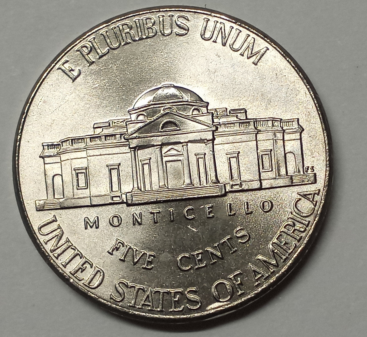 2020-P Jefferson Nickel Doubled Die Reverse DDR Doorway Error/Variety