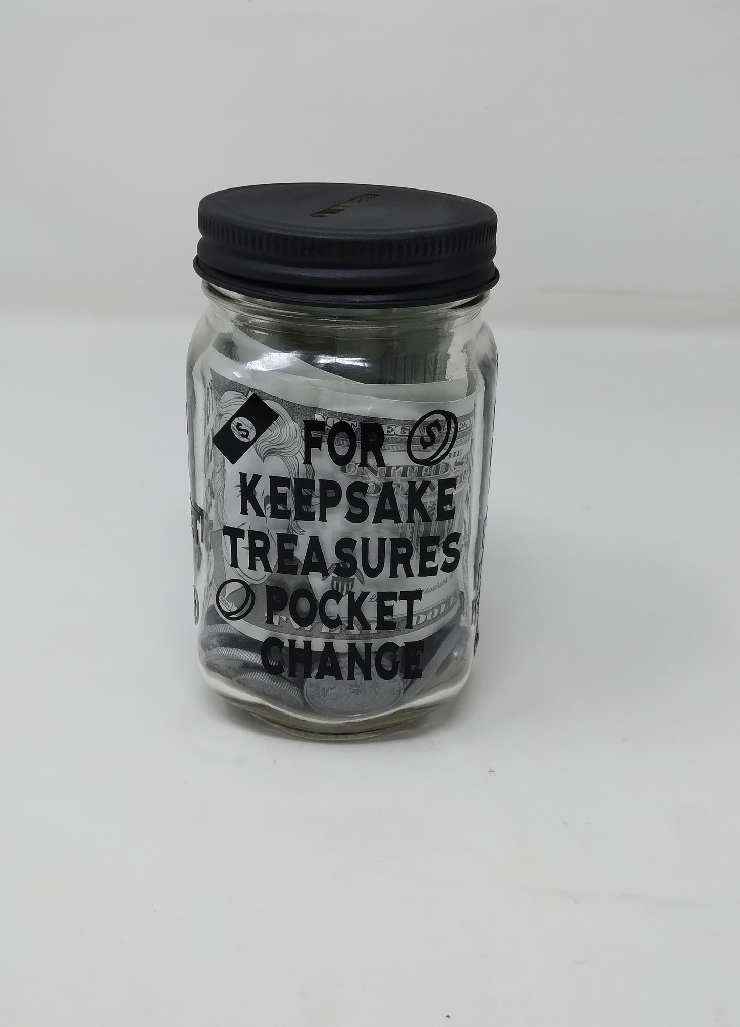 FOR KEEPSAKE TREASURES MONEY JAR