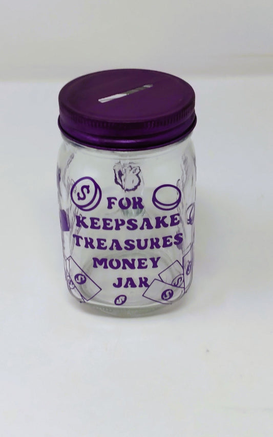 FOR KEEPSAKE TREASURES MONEY JAR