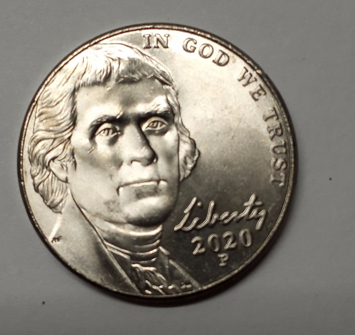 2020-P Jefferson Nickel Doubled Die Reverse DDR Doorway Error/Variety