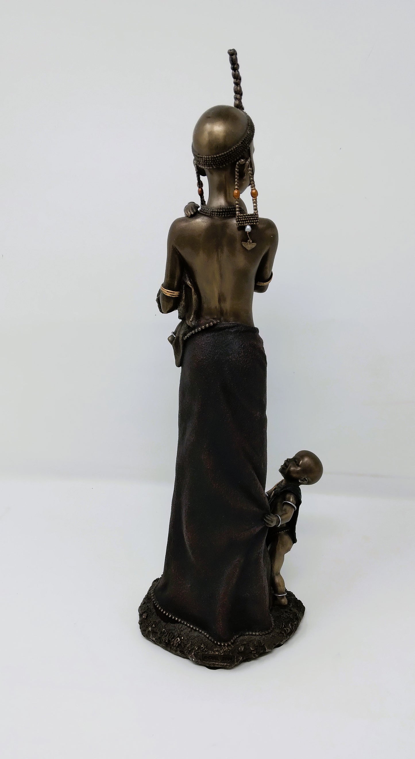 The Soul Journeys Maasai "CHUNGA Gentle Hands" Sculpture is a limited edition