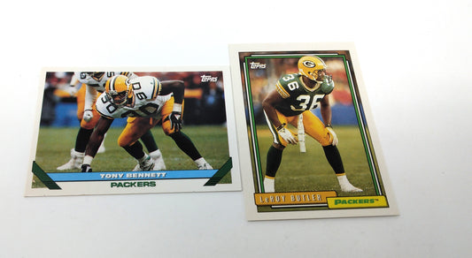 1990S PACKERS NFL TOPPS FOOTBALL CARDS COLLECTION (2)