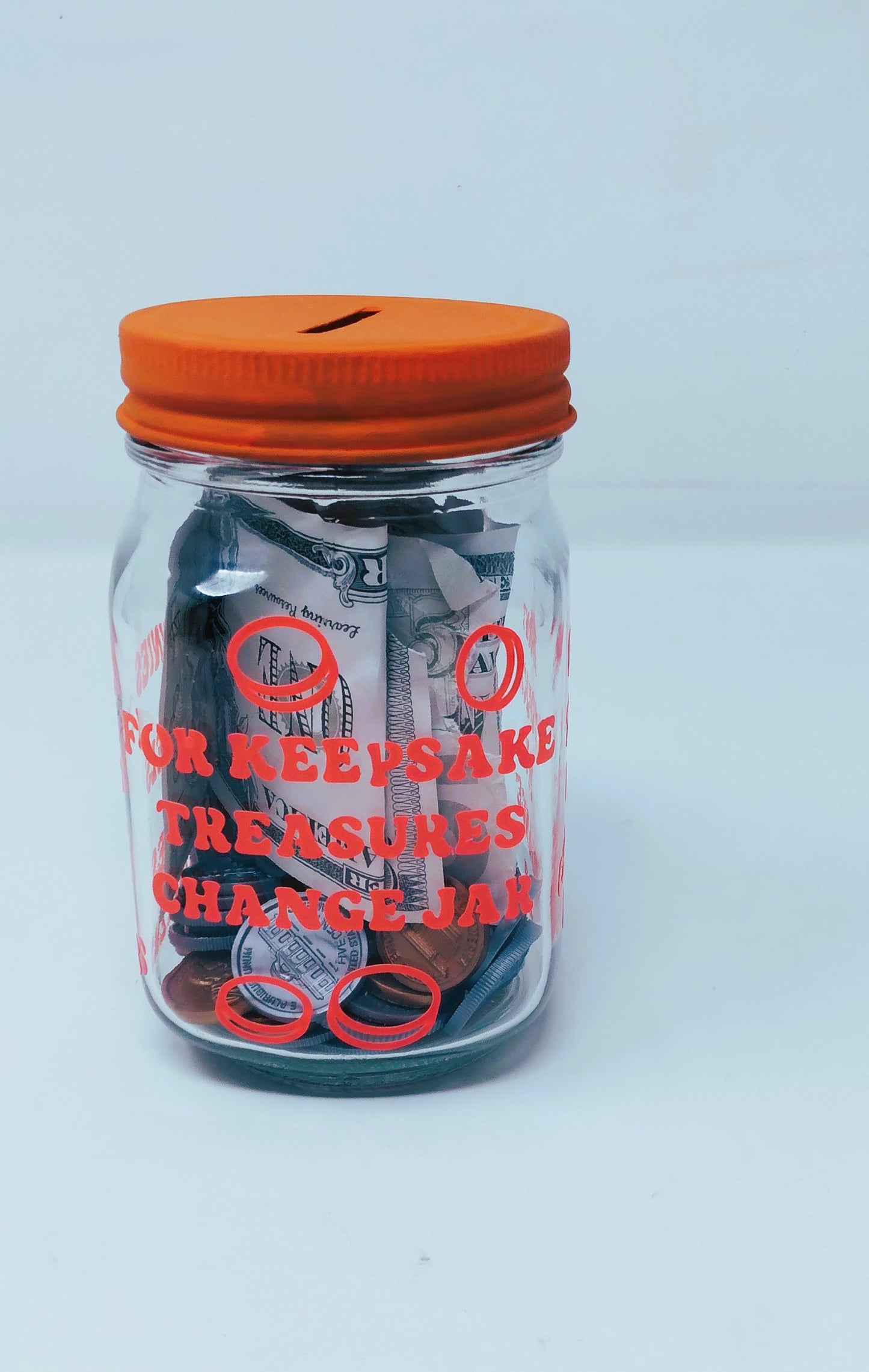 FOR KEEPSAKE TREASURES MONEY JAR